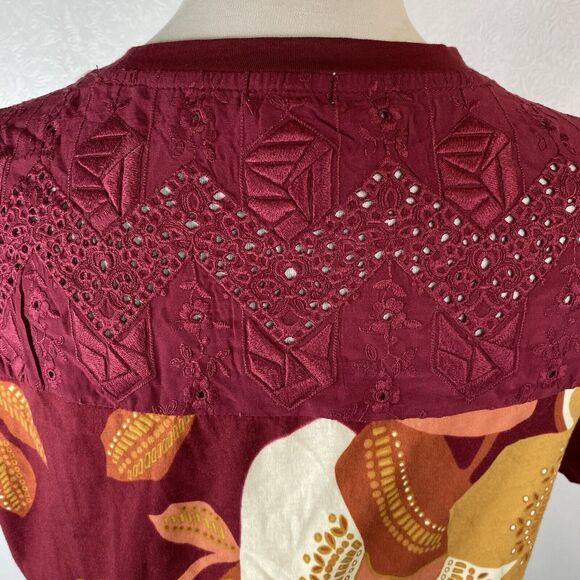 Anthropologie TINY sz XS Retro Floral Tee - Picture 9 of 11